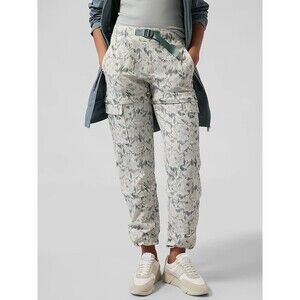 Athleta Trekkie Convertible Hike Pant Zip Off Belted Cargo Travel Outdoor Pants